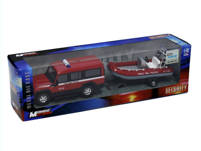 Mondo Motors | M 1:43 | IVECO Massif + boat - Vigili Del Fuoco