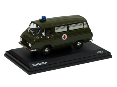 Abrex CZ | M 1:43 | ŠKODA 1203 - Vojenská Ambulancia (1984)