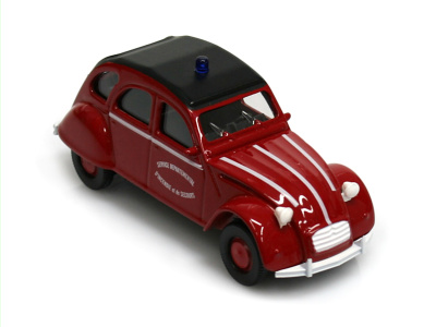 Mondo Motors | M 1:43 | CITROËN 2CV -  Service Departemental D´Incendie et de Secours (F) (1961)