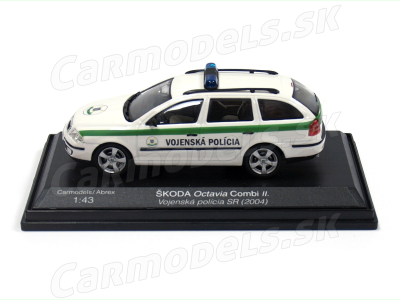 Carmodels SK/ Abrex CZ | M 1:43 | ŠKODA Octavia II. Combi - Vojenská Polícia SR (2004)