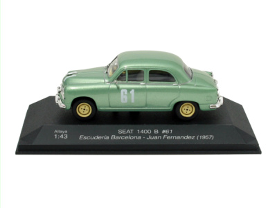 Altaya | M 1:43 | SEAT 1400 B #61 Escuderia Barcelona - Juan Fernández (1957)