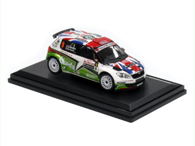 Abrex CZ | M 1:43 | ŠKODA Fabia S2000 (facelift 2010) - #9 Mikkelsen / Floene - Monte Carlo Rallye 2011