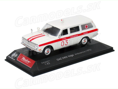 DeAgostini | M 1:43 | GAZ 24-03 Volga - Ambulance "медпомощь" (RUS) (1975)