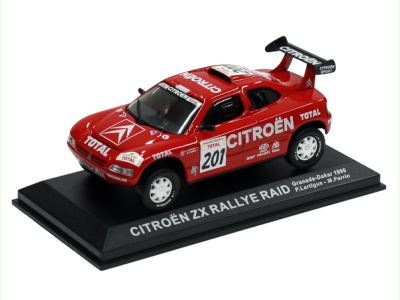 Altaya | M 1:43 | CITROËN ZX Rallye Raid - P.Lartigue / M.Perrin - Granada - Dakar (1996)