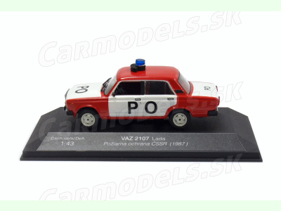 Carmodels SK / DeA | M 1:43 | VAZ 2107 - Požiarna ochrana ČSSR (1987)