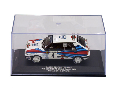 IXO | M 1:43 | LANCIA Delta Integrale - #4 - M.Biasion /T.Siviero - Winner Monte Carlo Rally (1989)