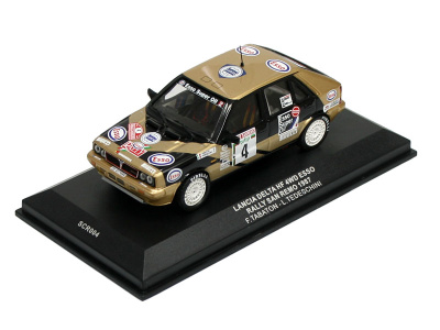 IXO | M 1:43 | LANCIA Delta HF 4WD Esso #4 - F.Tabaton / L.Tedeschini - Rally San Remo (1987)