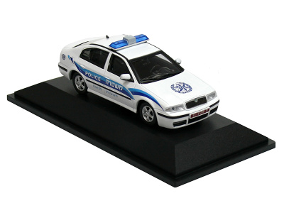 Cararama / Hongwell | M 1:43 | ŠKODA Octavia I. Sedan - Israel Police (1998)