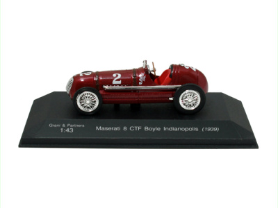 Grani & Partners | M 1:43 | MASERATI 8 CTF Boyle #2 Indianopolis (1939)