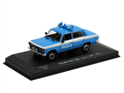 DeAgostini | M 1:43 | POLSKI FIAT 125p - Milicja (1967-1991)