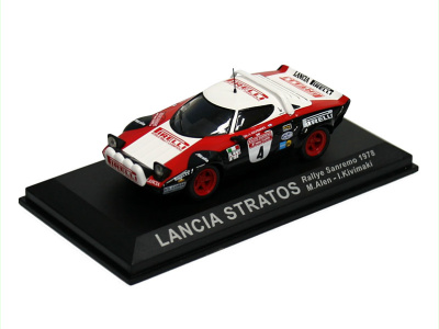 Altaya | M 1:43 | LANCIA Stratos #4 - M.Alen / I.Kivimaki - Rallye Sanremo (1978)