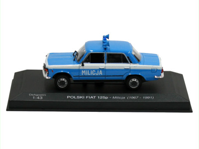 DeAgostini | M 1:43 | POLSKI FIAT 125p - Milicja (1967-1991)