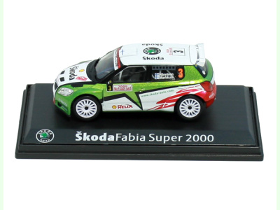 Abrex CZ | M 1:43 | ŠKODA Fabia S 2000 #3 Hänninen / Markkula - Rally Monte Carlo (2009)