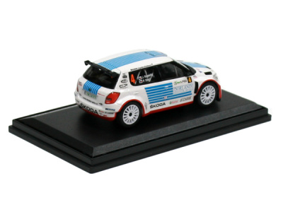 Abrex CZ | M 1:43 | ŠKODA Fabia S2000 ( facelift 2010 ) - #4  Kopecký / Starý - Valašská Rallye ( 2011 )