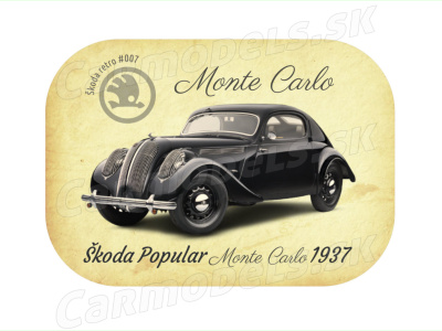 Carmodels SK |   | MAGNETKA Škoda Popular Monte Carlo (1937)