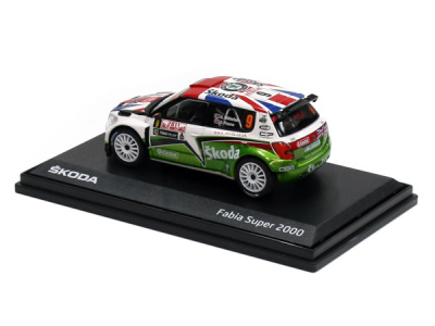 Abrex CZ | M 1:43 | ŠKODA Fabia S2000 (facelift 2010) - #9 Mikkelsen / Floene - Monte Carlo Rallye 2011