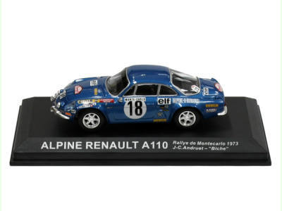 Altaya | M 1:43 | RENAULT Alpina A110 #18 - J-C.Andruet "Biche" - Rallye de Montecarlo (1973)