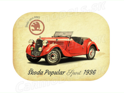 Carmodels SK |   | MAGNETKA Škoda Popular Sport (1936)