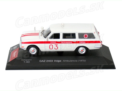 DeAgostini | M 1:43 | GAZ 24-03 Volga - Ambulance "медпомощь" (RUS) (1975)