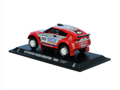 DeAgostini | M 1:43 | MITSUBISHI Pajero Evolution - Rally Paris Dakar (2004) S.Peterhansel /J.P.Cottret