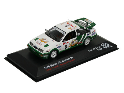 Altaya | M 1:43 | FORD Sierra RS Cosworth #8 - D.Auriol / B.Occelli - Tour de Corse (1988)