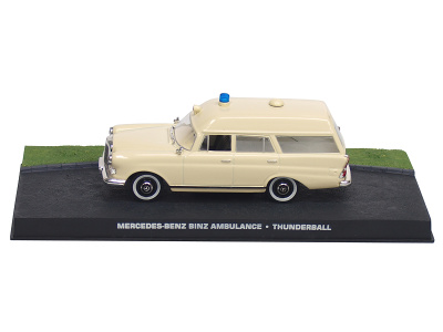 Eaglemoss Publications | M 1:43 | MERCEDES-BENZ BINZ Ambulance - James Bond Series "Thunderball"