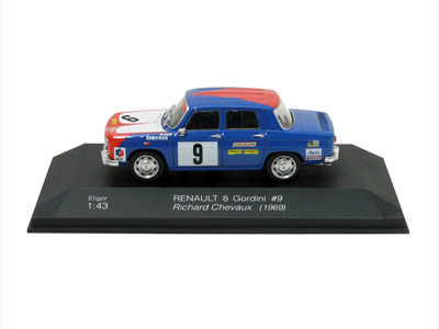 Eligor | M 1:43 | RENAULT 8 Gordini #9 - Richard Chevaux (1969)