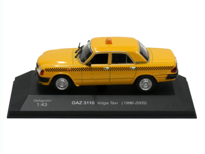 DeAgostini | M 1:43 | GAZ 3110 - Taxi (RUS) (1996-2005)