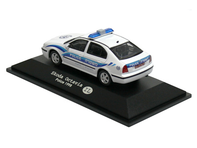 Cararama / Hongwell | M 1:43 | ŠKODA Octavia I. Sedan - Israel Police (1998)