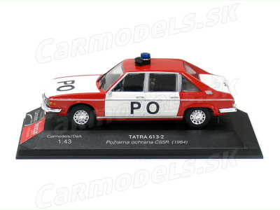 Carmodels SK / DeA | M 1:43 | TATRA 613-2 Požiarna ochrana ČSSR (1984 )