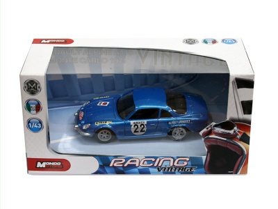 Mondo Motors | M 1:43 | RENAULT A110 Alpine 1600S # 22 J.C.ANDRUET - M.VIAL / 3rd RALLY MONTECARLO (1971)