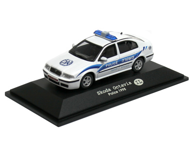 Cararama / Hongwell | M 1:43 | ŠKODA Octavia I. Sedan - Israel Police (1998)