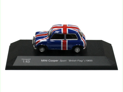 Cararama / Hongwell | M 1:43 | MINI Cooper Sport "British Flag" (1969)