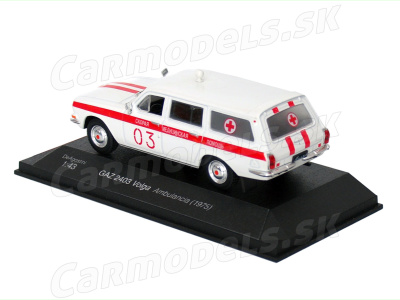 DeAgostini | M 1:43 | GAZ 24-03 Volga - Ambulance "медпомощь" (RUS) (1975)