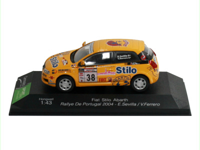 Cararama / Hongwell | M 1:43 | FIAT Stilo Abarth #38 Rallye De Portugal (2004) - E.Sevilla / V.Ferrero