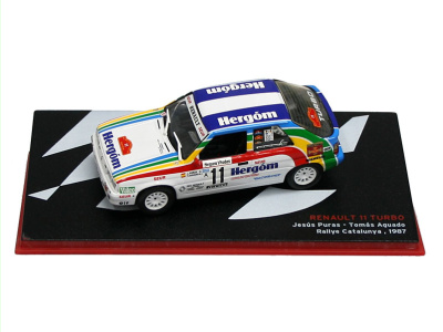 Altaya | M 1:43 | RENAULT 11 Turbo  #11 - J.Puras / T.Aquado - Rally Catalunya (1987)