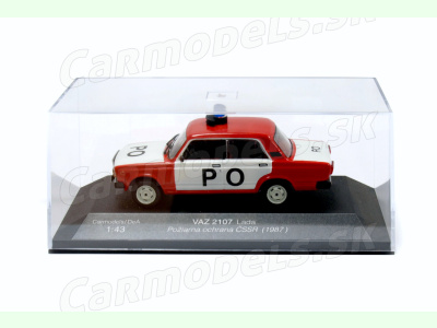 Carmodels SK / DeA | M 1:43 | VAZ 2107 - Požiarna ochrana ČSSR (1987)