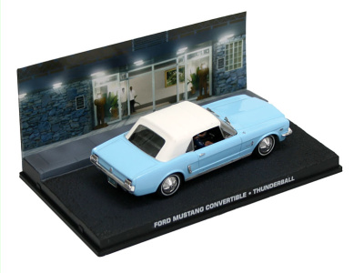 Eaglemoss Publications | M 1:43 | FORD Mustang Convertible - James Bond Series " Thunderball"