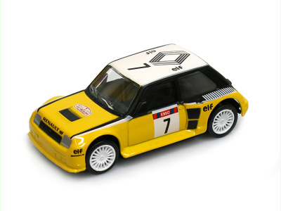 Mondo Motors | M 1:43 | RENAULT 5 Maxi Turbo # 7 A.RAGNOTTI - A.ANDRIE / RALLY TOUR DE CORSE (1982)