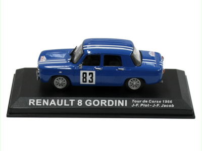 Altaya | M 1:43 | RENAULT 8 Gordini #83 - J-F.Piot / J-F.Jacob - Tour de Corse (1966)