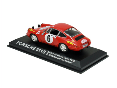 Altaya | M 1:43 | PORSCHE 911 S #6 Rallye de Monte Carlo (1970) - B.Waldegaard / L.Helmer