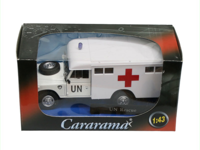 Cararama / Hongwell | M 1:43 | LAND ROVER Series III. 109 - UN Rescue (1975)