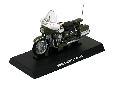 DeAgostini | M 1:24 | MOTO GUZZI 700 V7 - Polizia Stradale (1969)