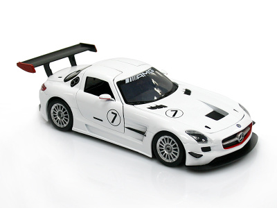 Mondo Motors | M 1:24 | MERCEDES-BENZ SLS AMG GT3 - White (2011-)