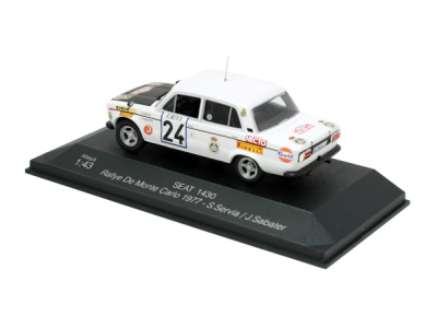 Altaya | M 1:43 | SEAT 1430 #24 Rallye De Monte Carlo (1977) - S.Servia / J.Sabater