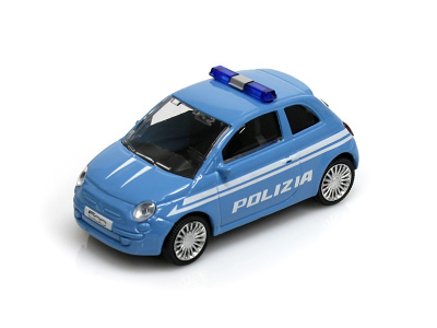 Mondo Motors | M 1:43 | FIAT 500 New - Polizia (2007)