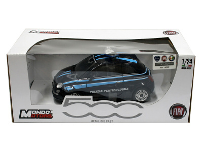 Mondo Motors | M 1:24 | FIAT 500 New - Polizia Penitenziaria (2007)