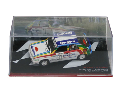 Altaya | M 1:43 | RENAULT 11 Turbo  #11 - J.Puras / T.Aquado - Rally Catalunya (1987)