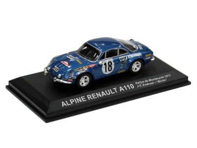 Altaya | M 1:43 | RENAULT Alpina A110 #18 - J-C.Andruet "Biche" - Rallye de Montecarlo (1973)