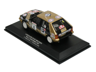 IXO | M 1:43 | LANCIA Delta HF 4WD Esso #4 - F.Tabaton / L.Tedeschini - Rally San Remo (1987)